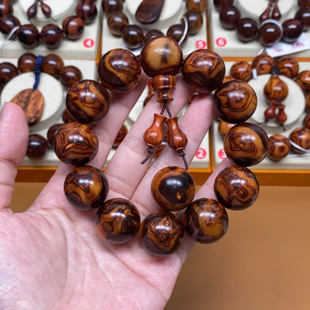 百***钢手串/手链黄花梨/降香黄檀