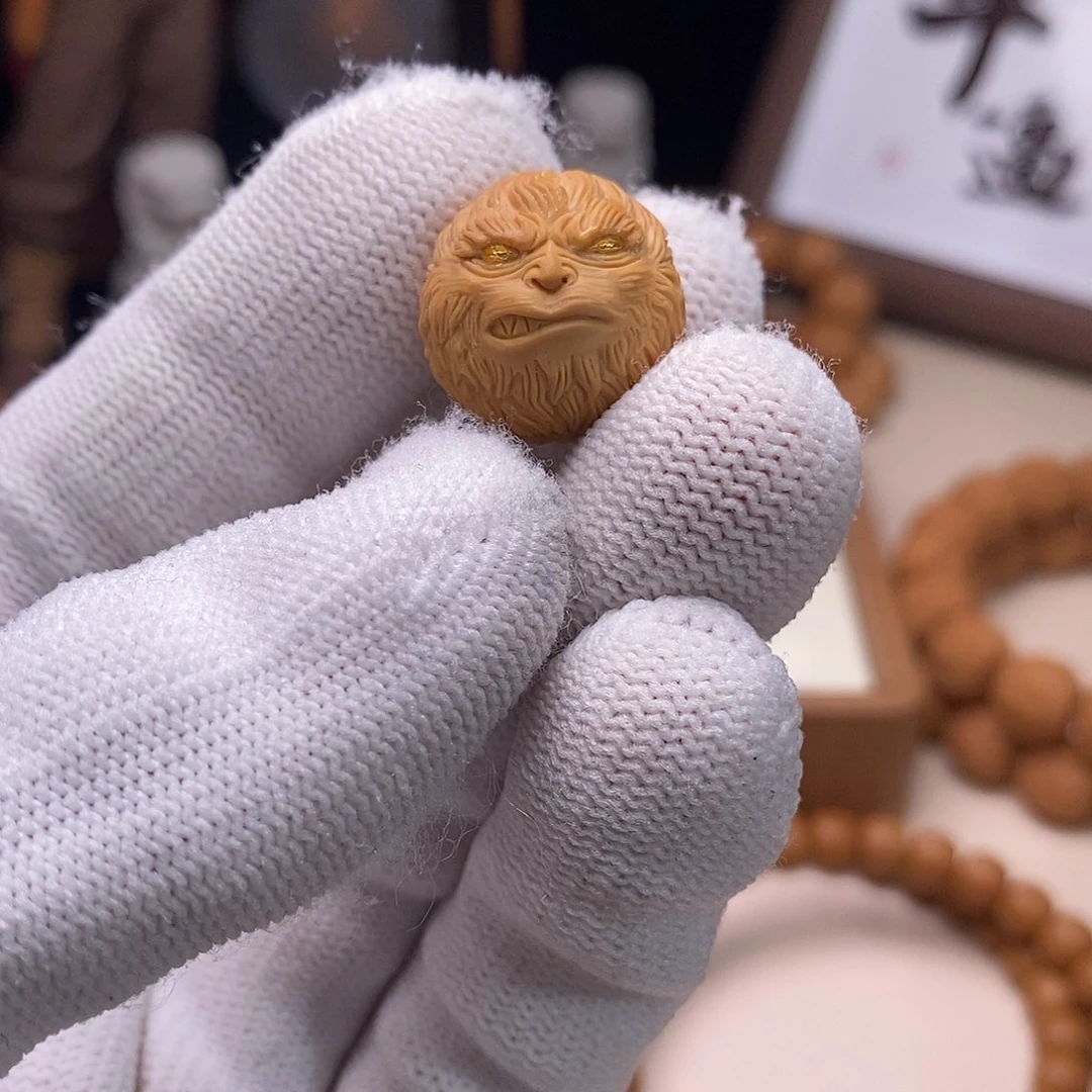 把件猴头核桃火眼金睛