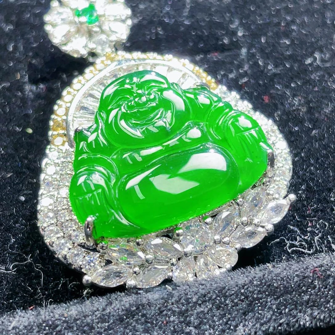 翡翠颈饰未镶嵌166，