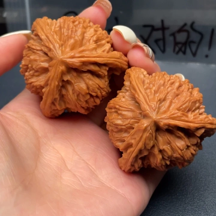 吕***海文玩核桃吊坠白狮子