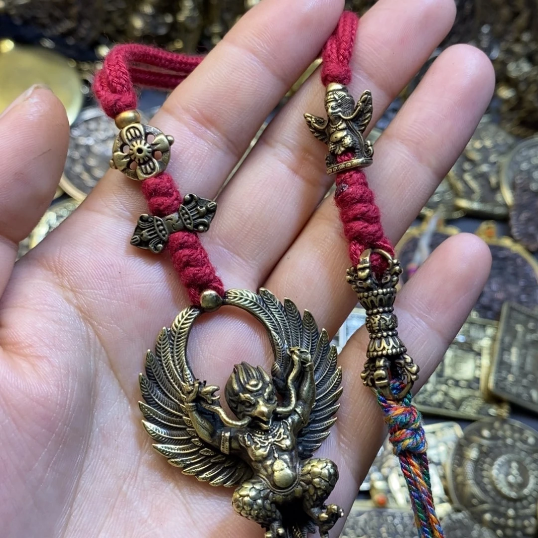 藏式大鹏鸟搭配挂件