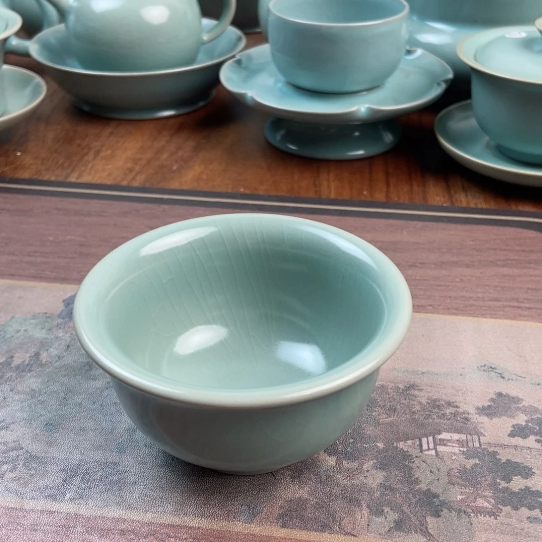 摆件原产地原矿汝瓷～茶器