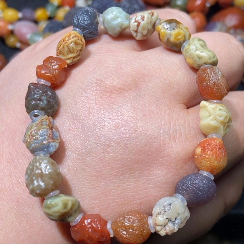 【闪购商品】玛瑙/玉髓项圈合金盲**茫