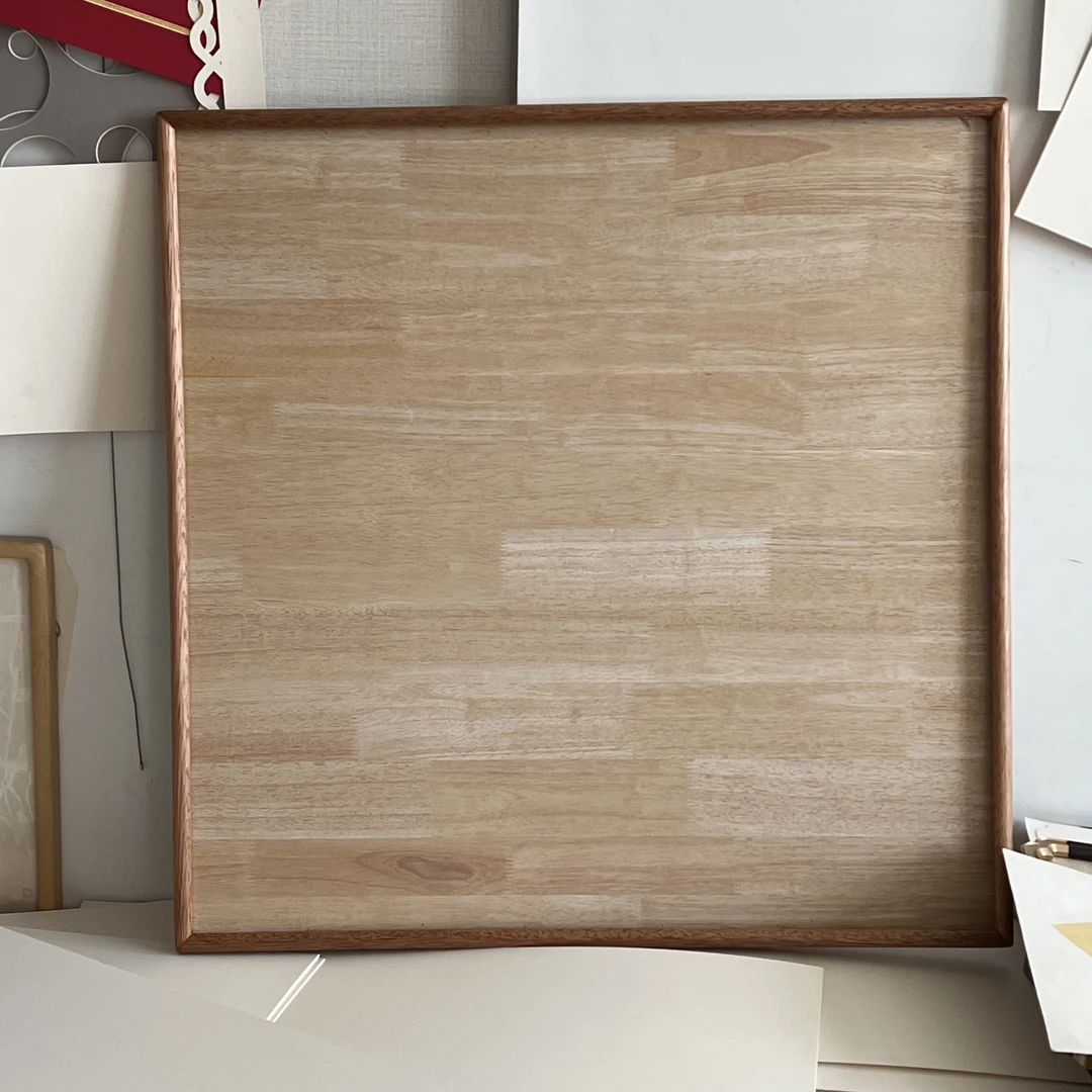 【80*80】海棠木实木圆角榫卯框