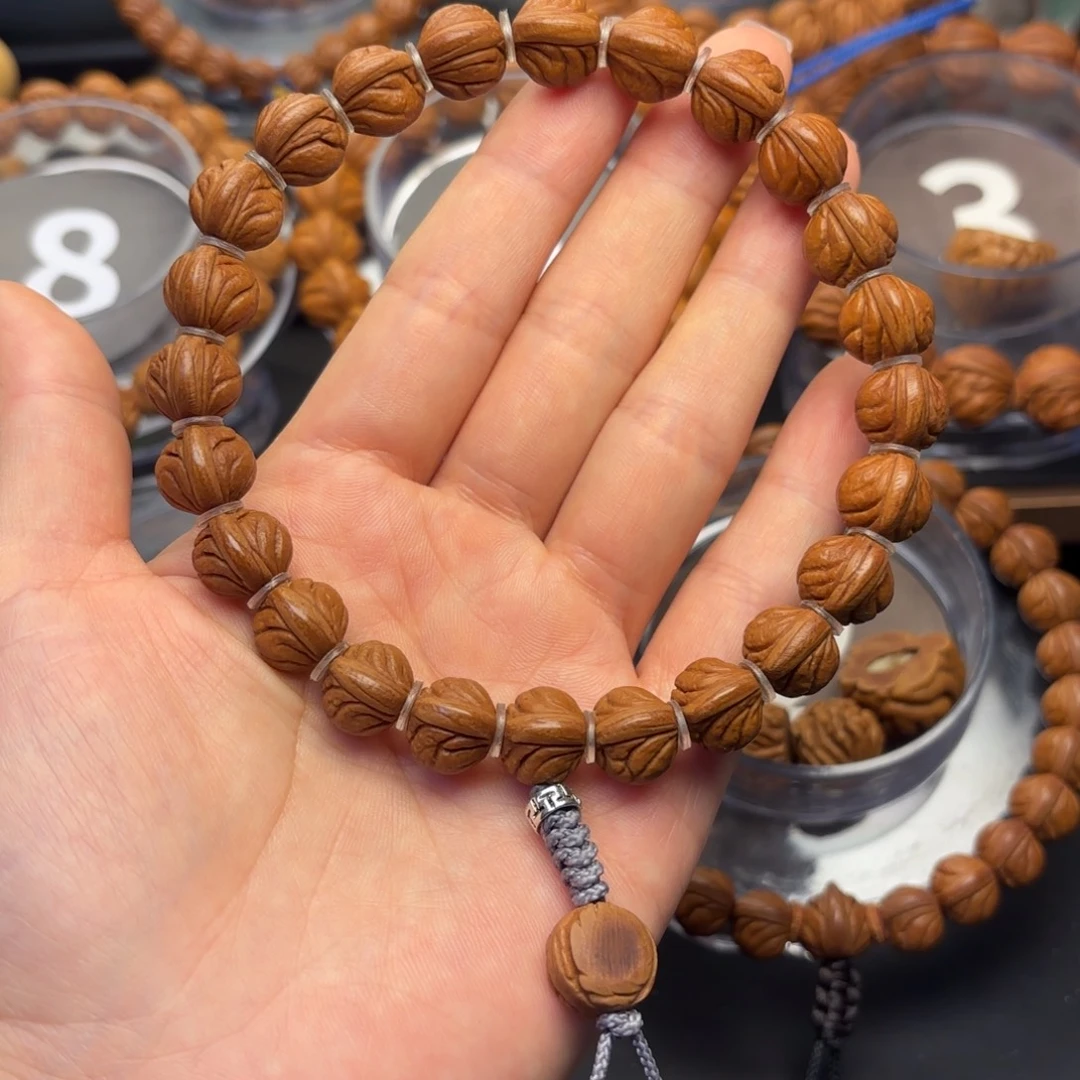 桃核吊坠野生玉龙脊12尺寸