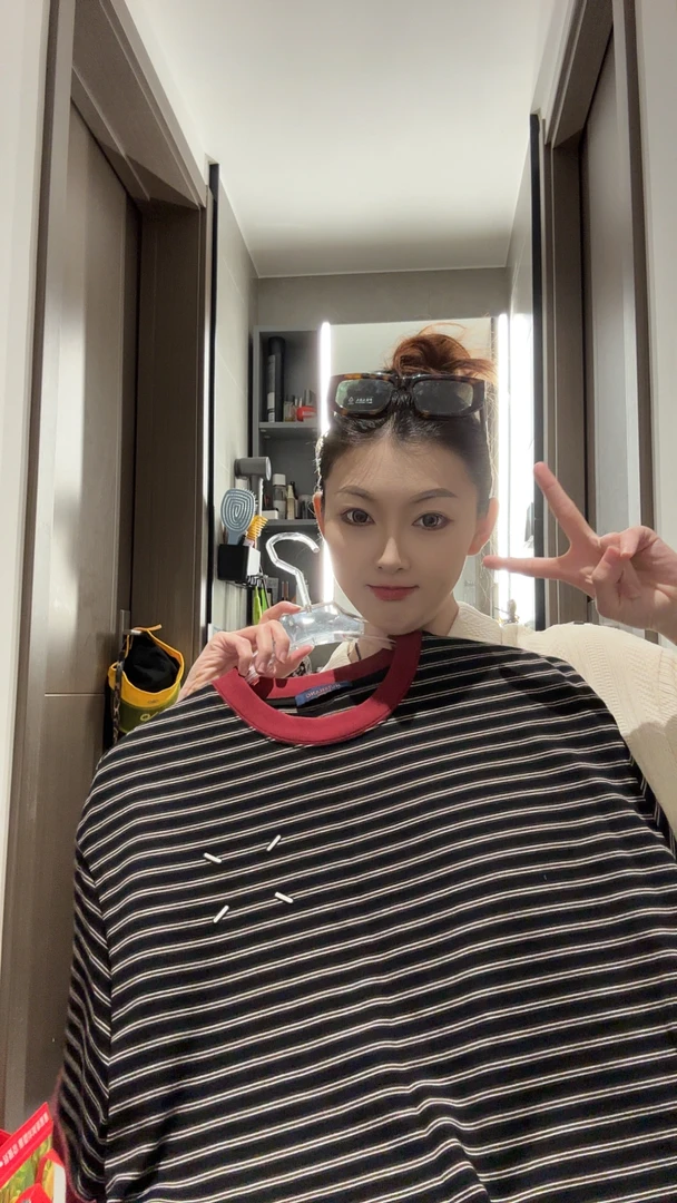 LJ阿祖美式夏季休闲百搭情侣款个性短袖T恤 S256238
