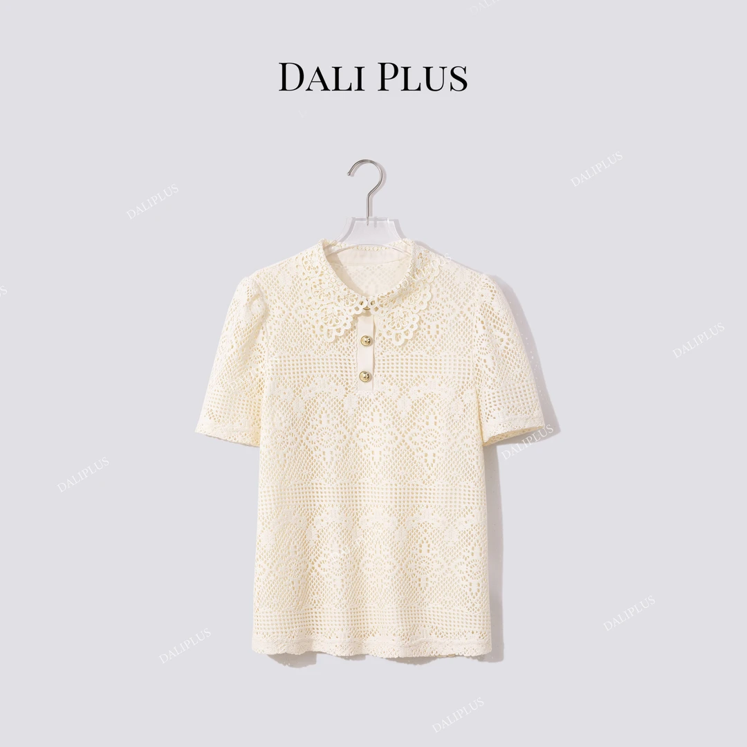 DALI PLUS“米蕾云雾衫”轻裸感棉质上衣衬衫-D5SS7100