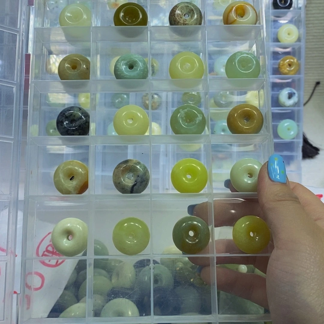 蛇纹石玉未镶嵌毛衣链352