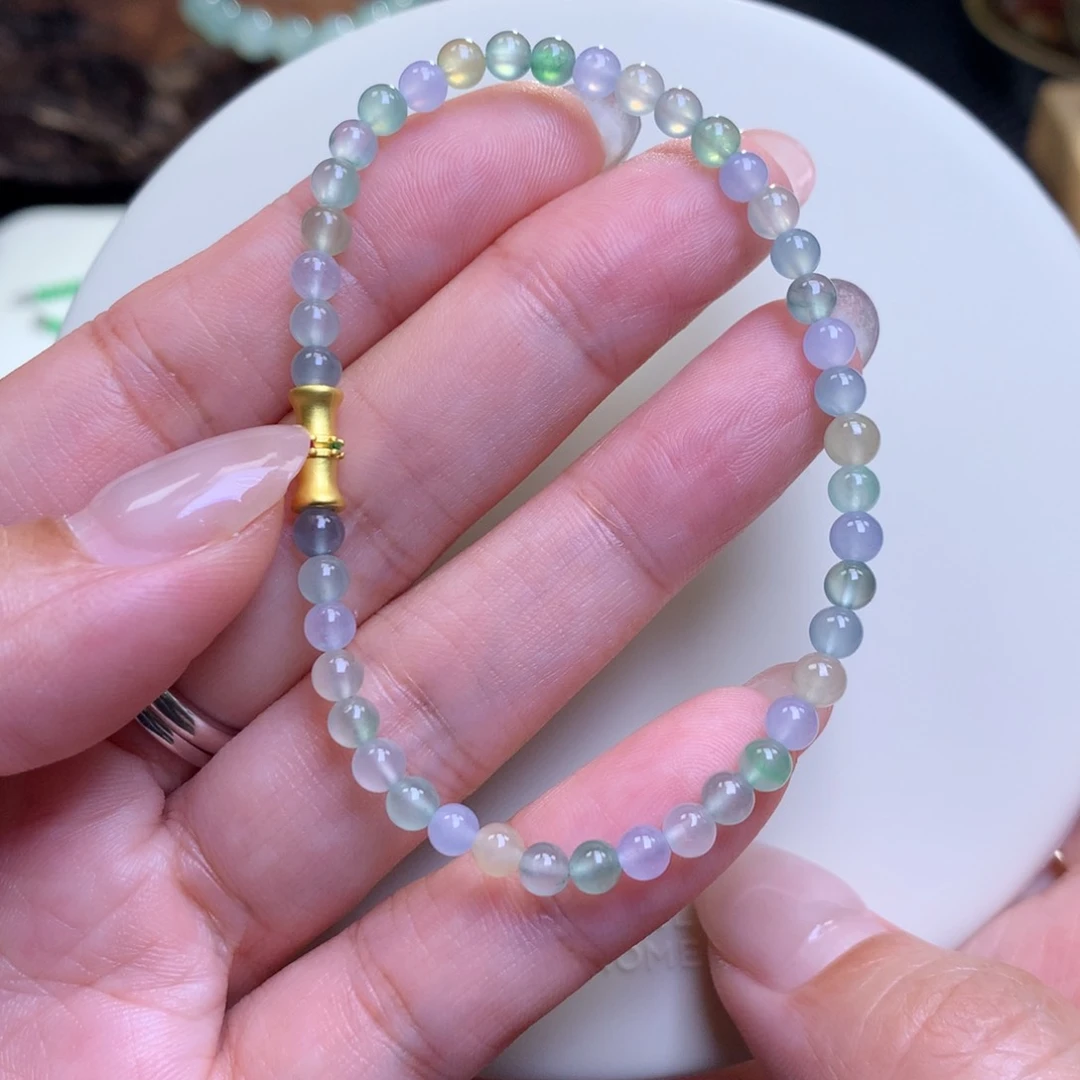 未镶嵌手链翡翠翡翠手串卡4.1