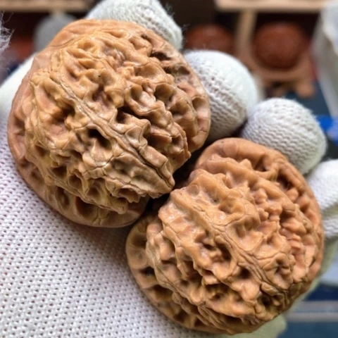 文玩核桃吊坠40全品精配原桩苹果园