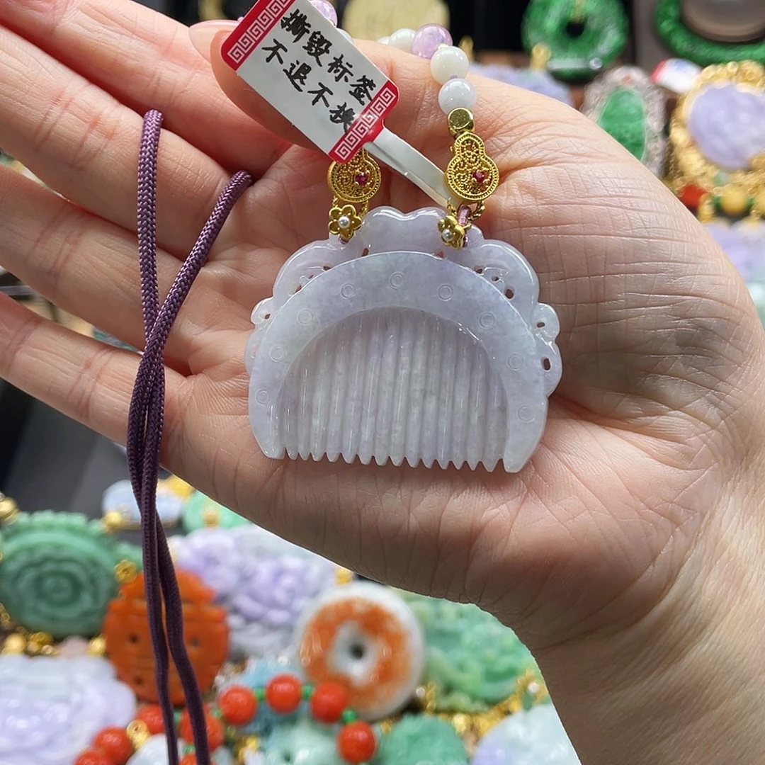 翡翠未镶嵌颈饰代编织