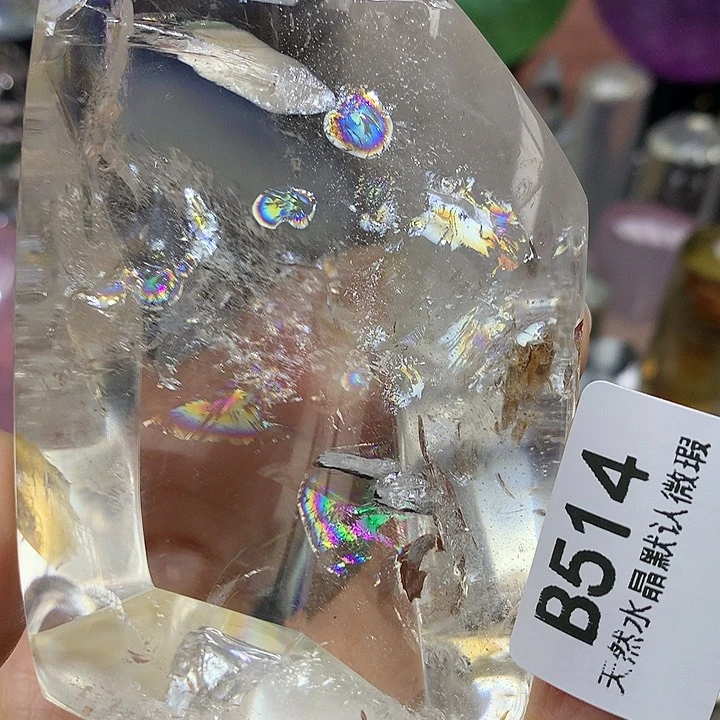 水晶天然水晶阿塞原石摆件未镶嵌