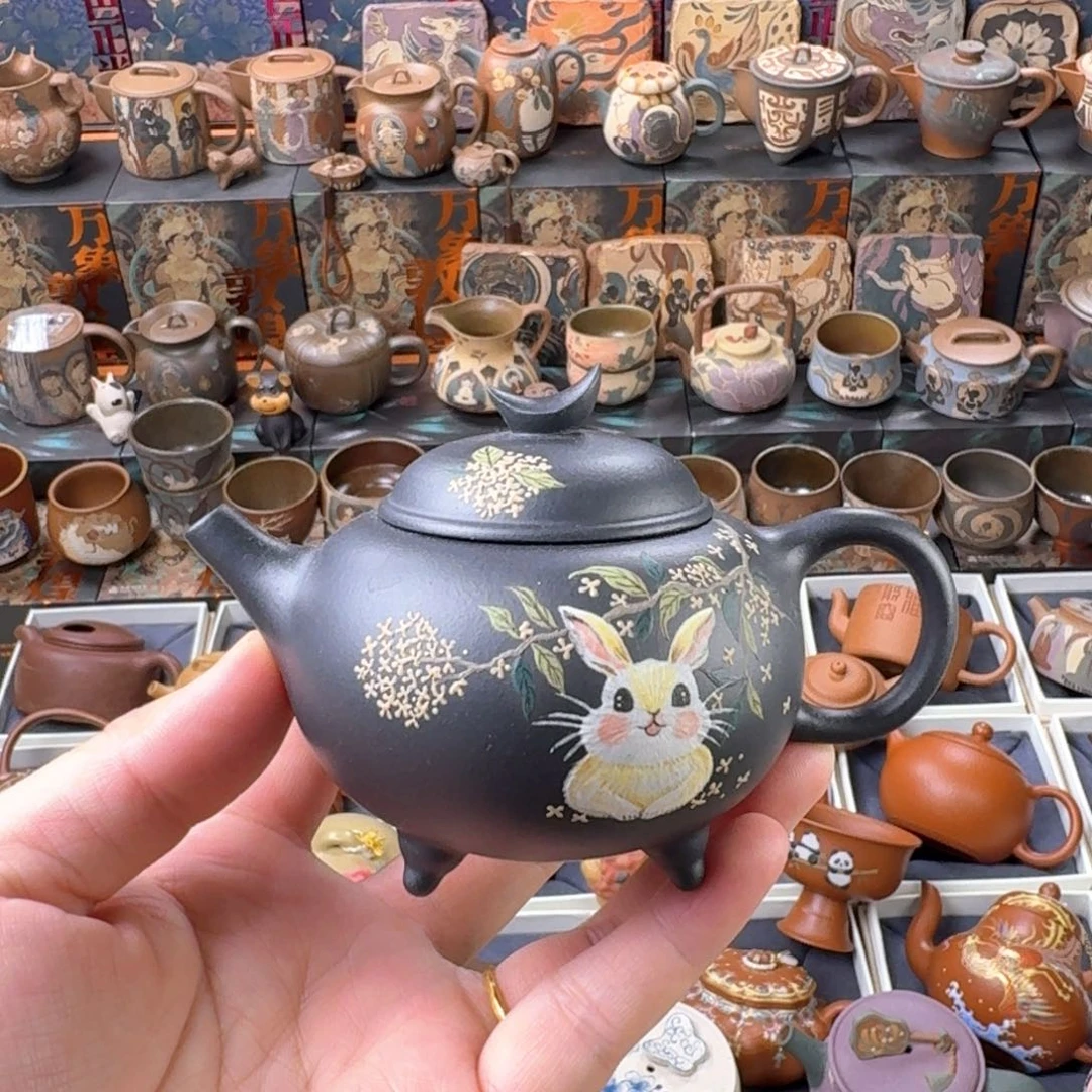 茶壶紫砂150cc原矿精工半手
