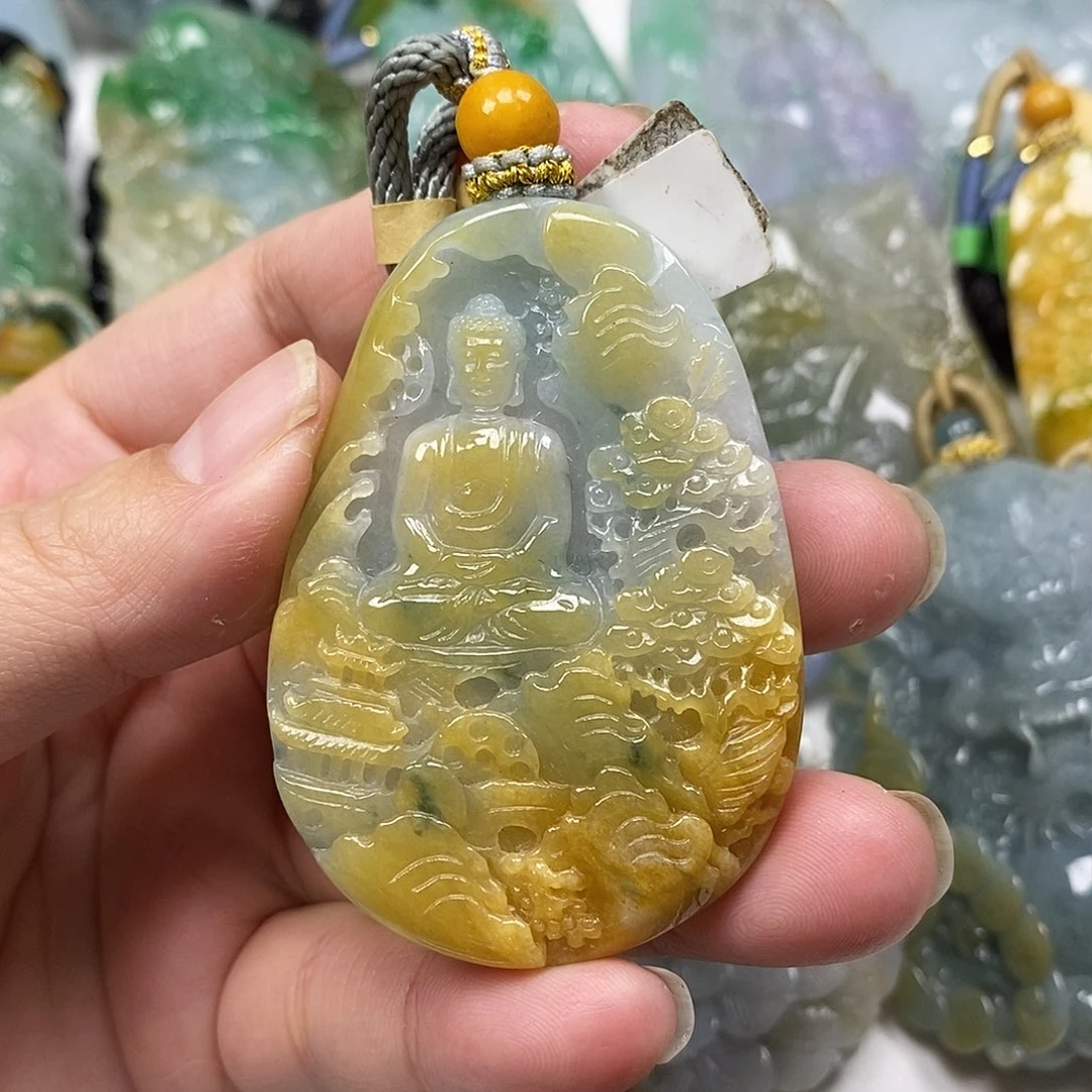 翡翠未镶嵌颈饰翡翠