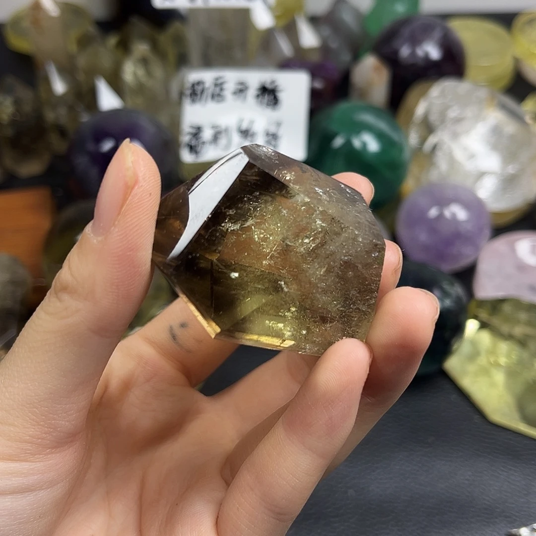 紫晶珠宝半成品未镶嵌339水晶石