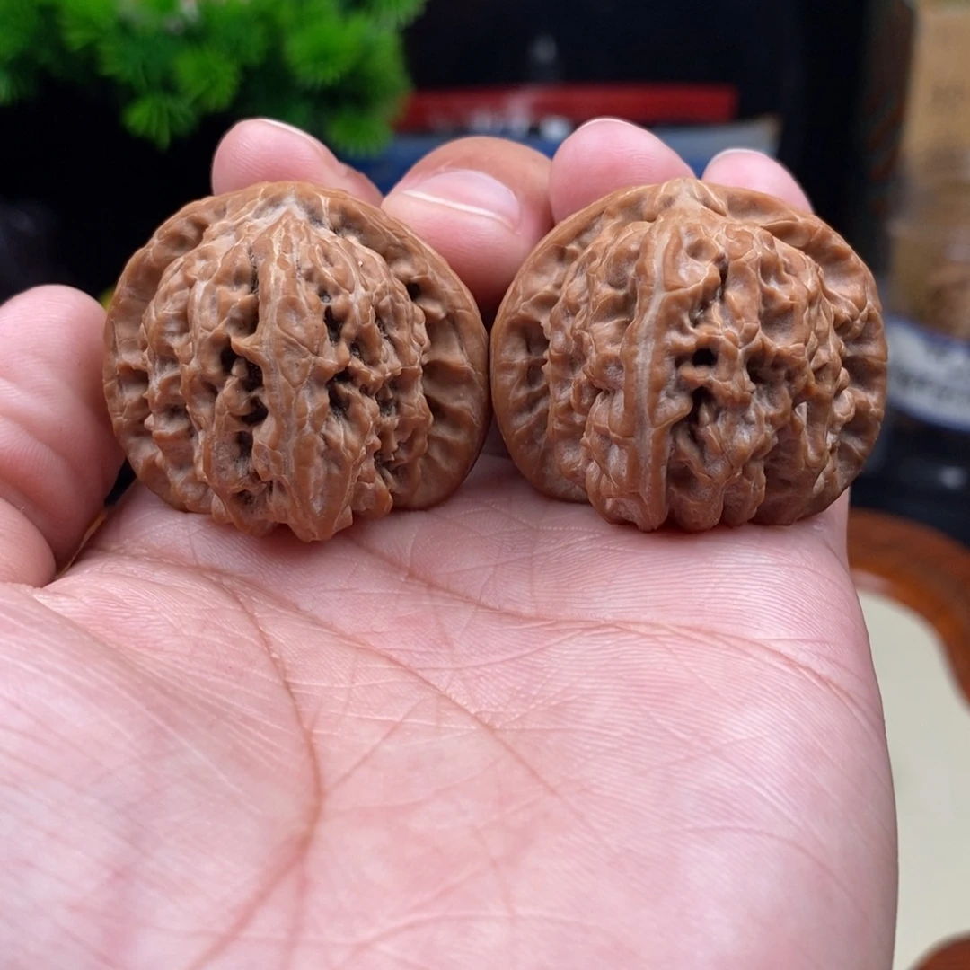 文玩核桃把件白狮子39