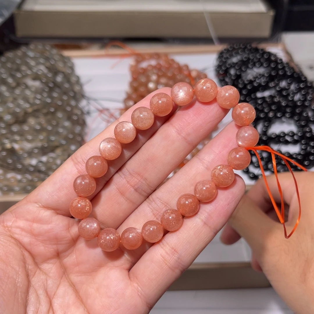 水晶手链未镶嵌橙月光037