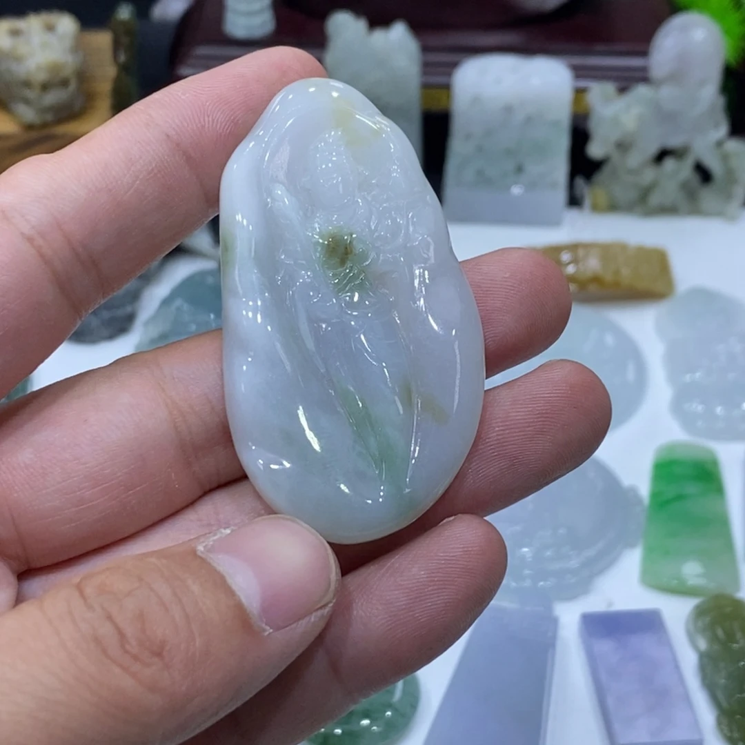 翡翠未镶嵌吊坠(不含链)虚空