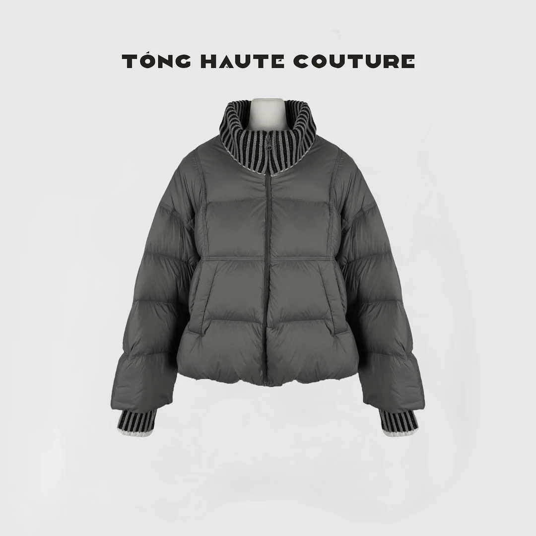 【沫悦】冬季新国标90白鸭绒时尚拼接羽绒服 YW500