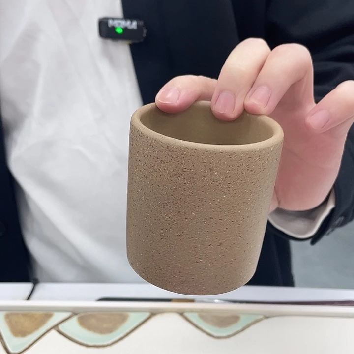 茶杯紫砂五彩段泥主人杯