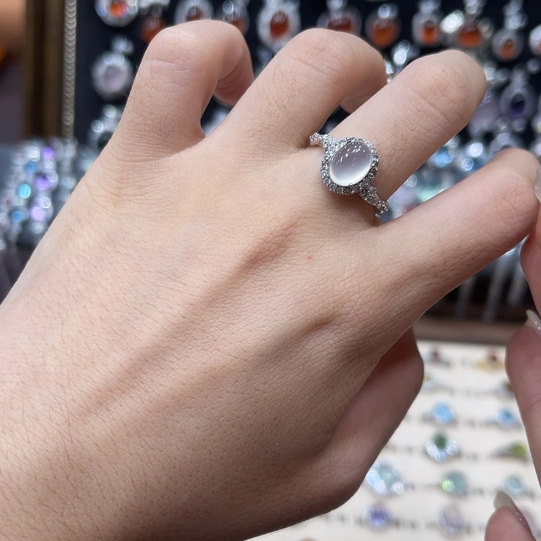 银S925镶嵌蛇纹石玉手链