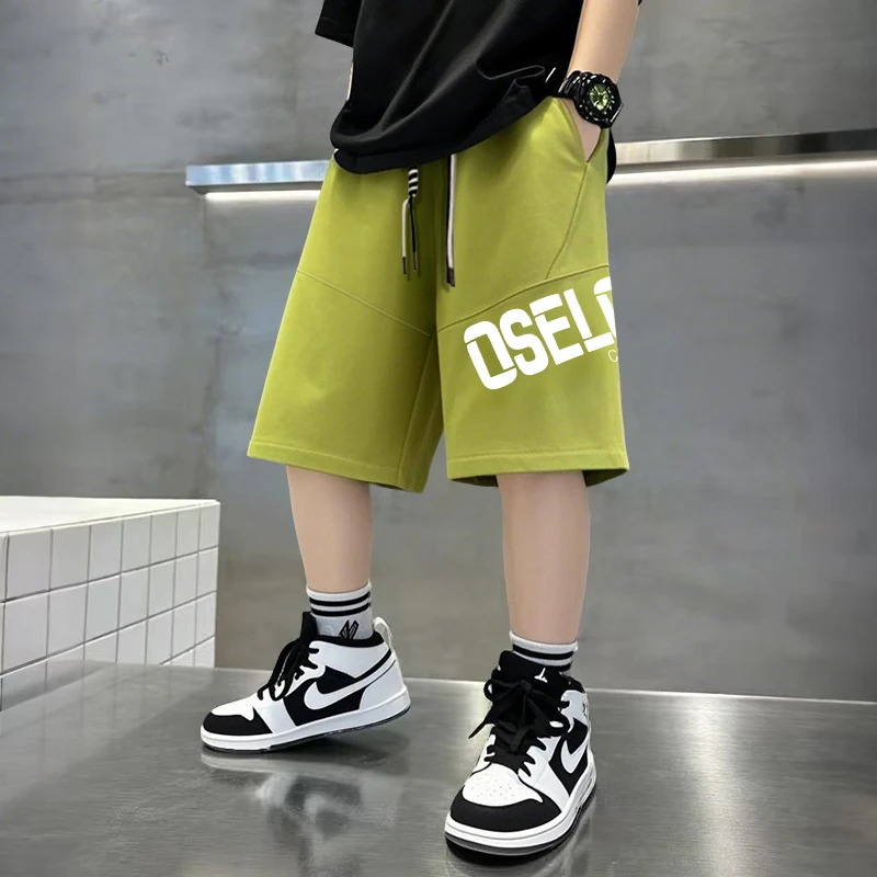 夏季夏装男童2025新款百搭潮薄款宽松夏季短裤短裤韩版运动裤男孩