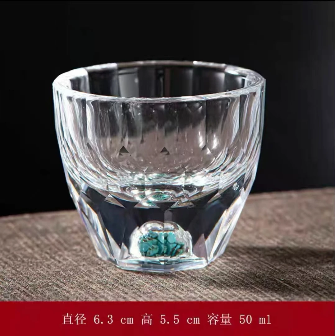 绿松石水晶杯 -A416