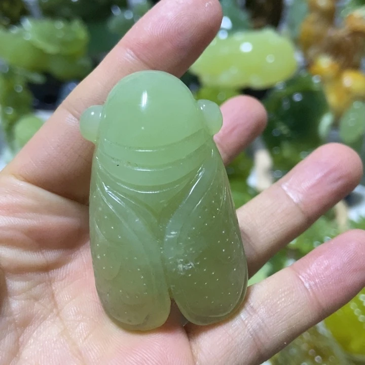 【闪购商品】未镶嵌蛇纹石玉把件