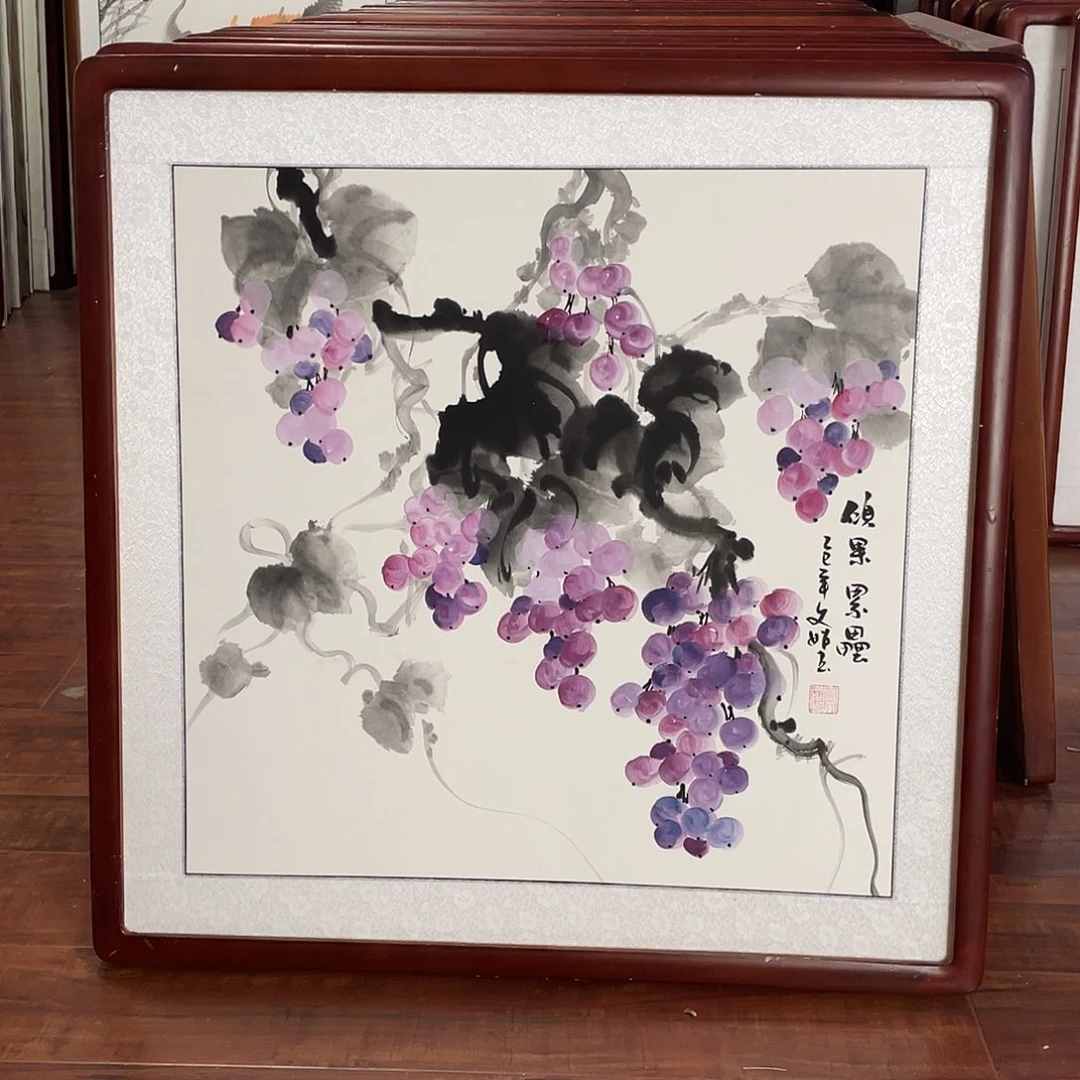 国画带框尺寸63*63厘米