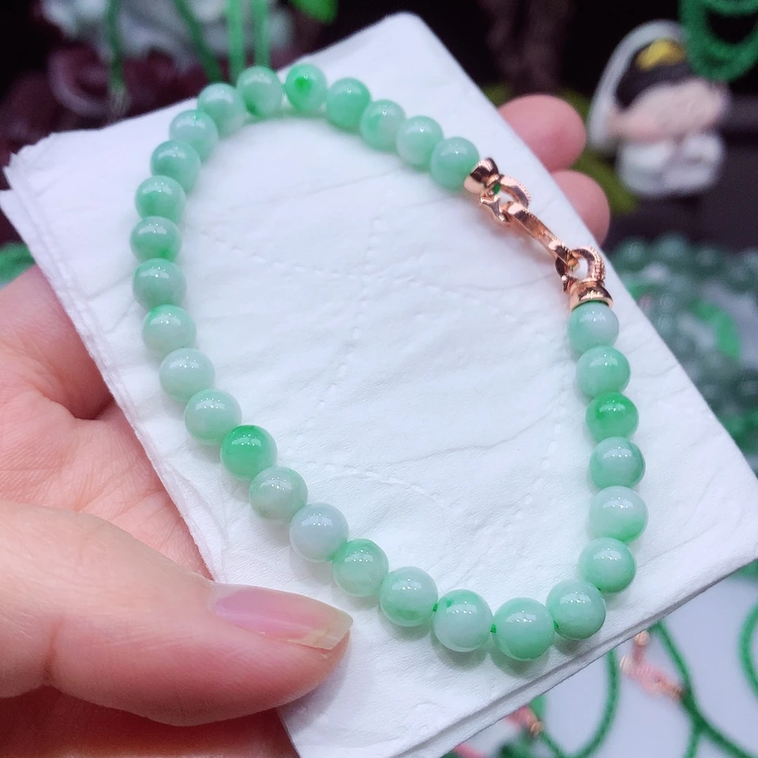 翡翠未镶嵌手链翡翠