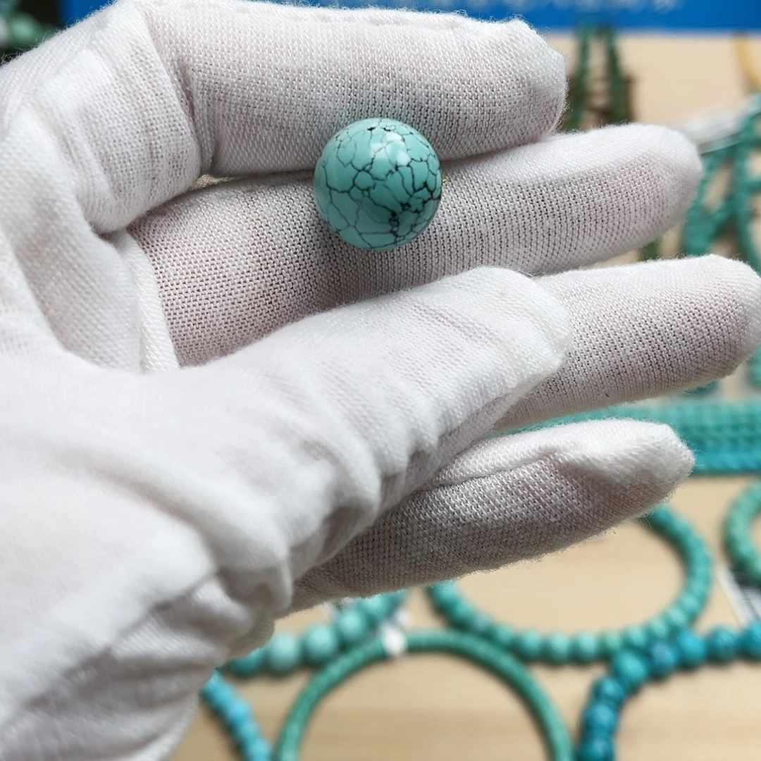 绿松石圆珠未镶嵌