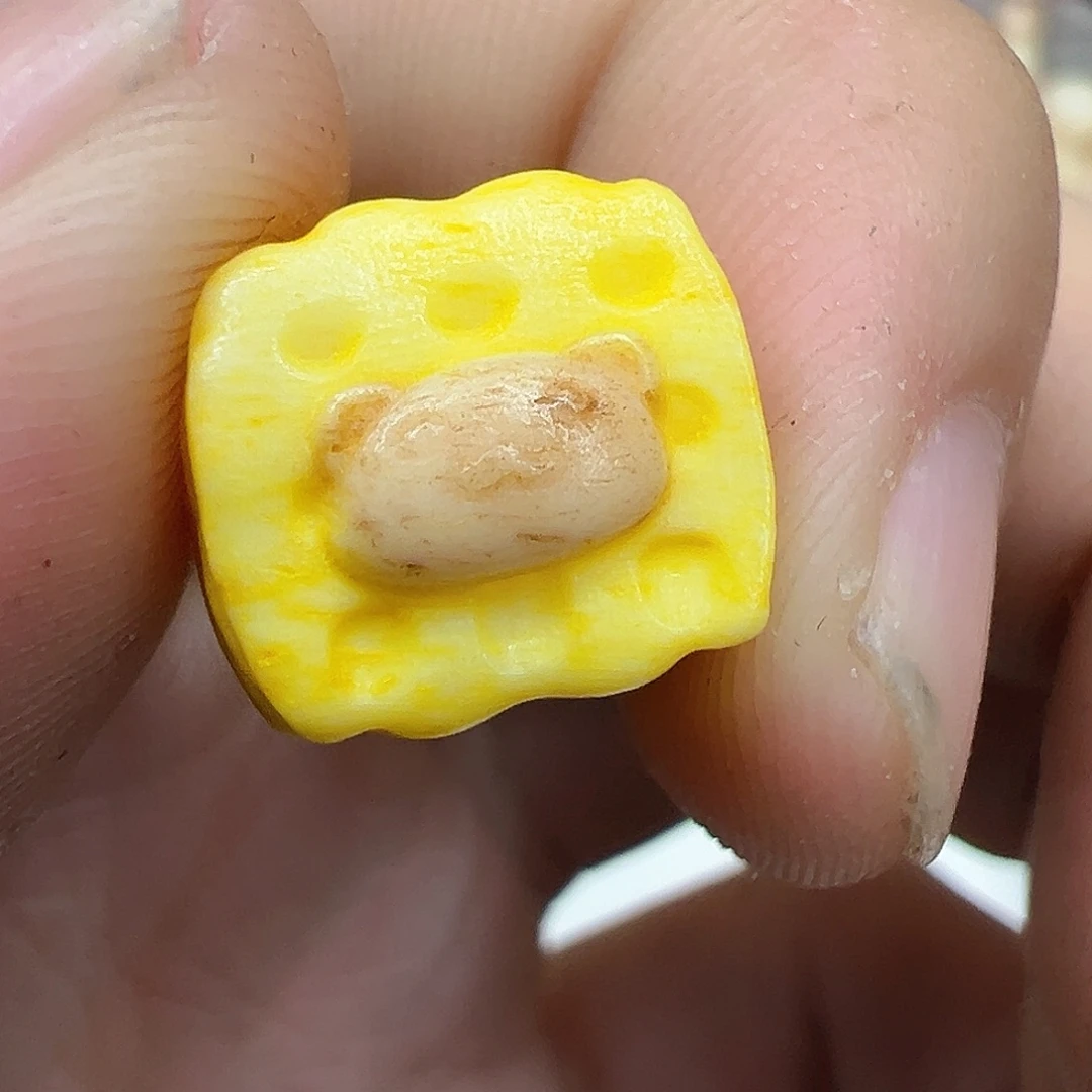 驼骨手串/手链53彩绘驼骨饼干背云