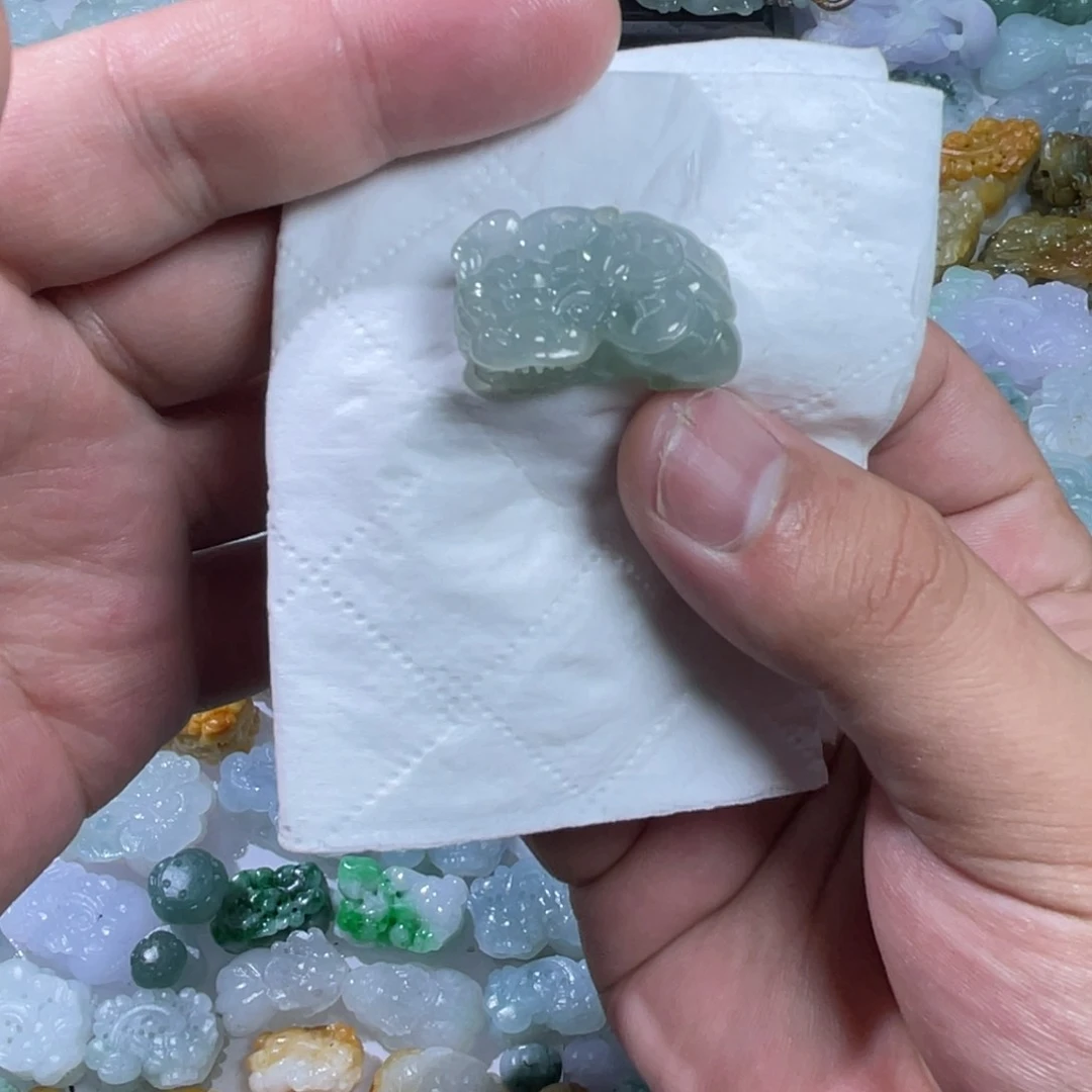 翡翠未镶嵌颈饰天然