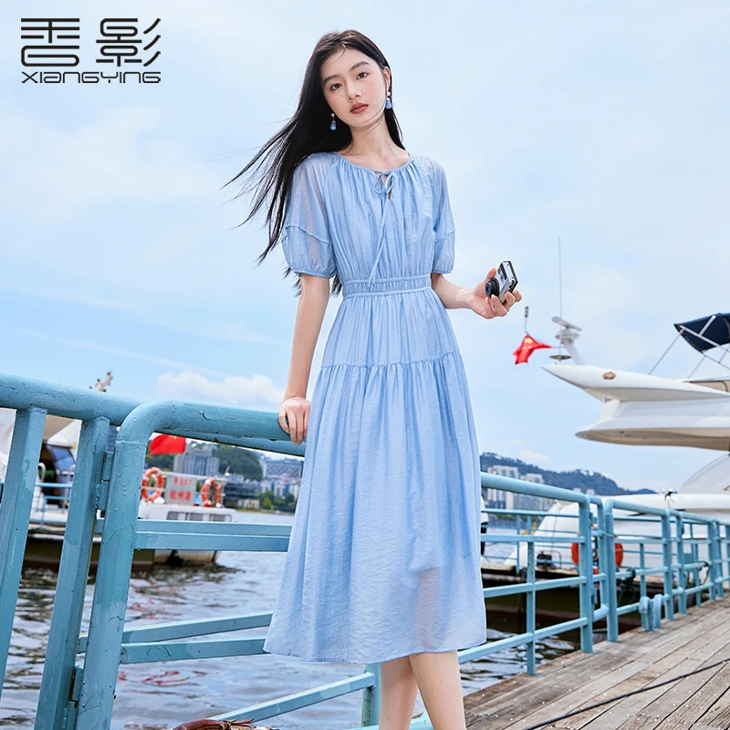 【粉丝专属】Q842353连衣裙 香影休闲百搭时尚气质显瘦夏新款