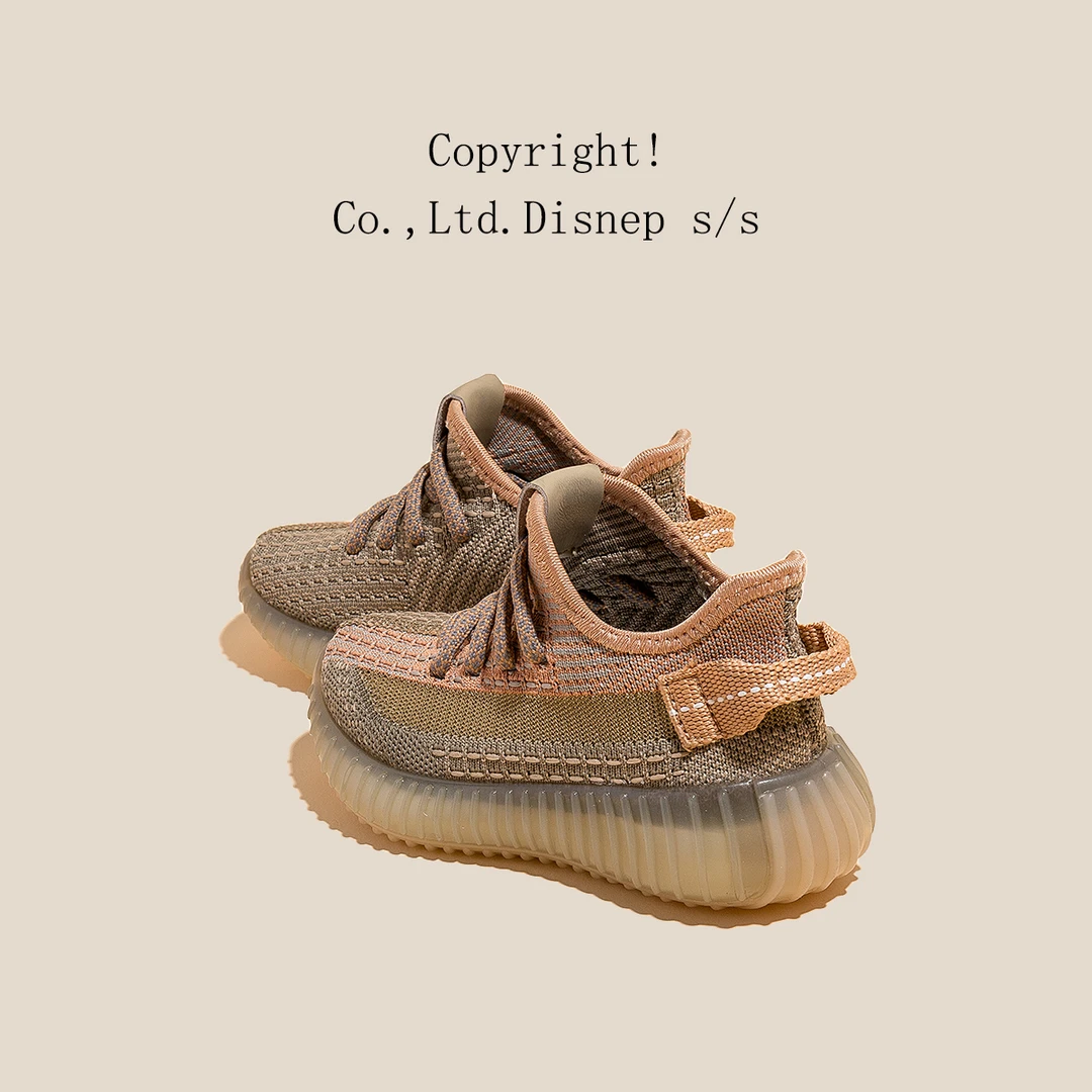 Disney/迪士尼正品夏季新款透气网面飞织新款软底防臭舒适椰子鞋