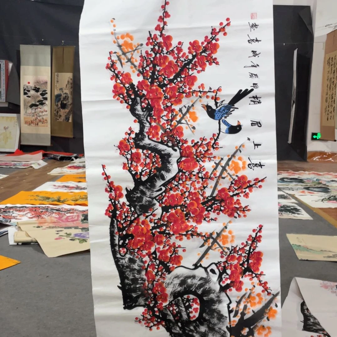 国画国画作品画心一张