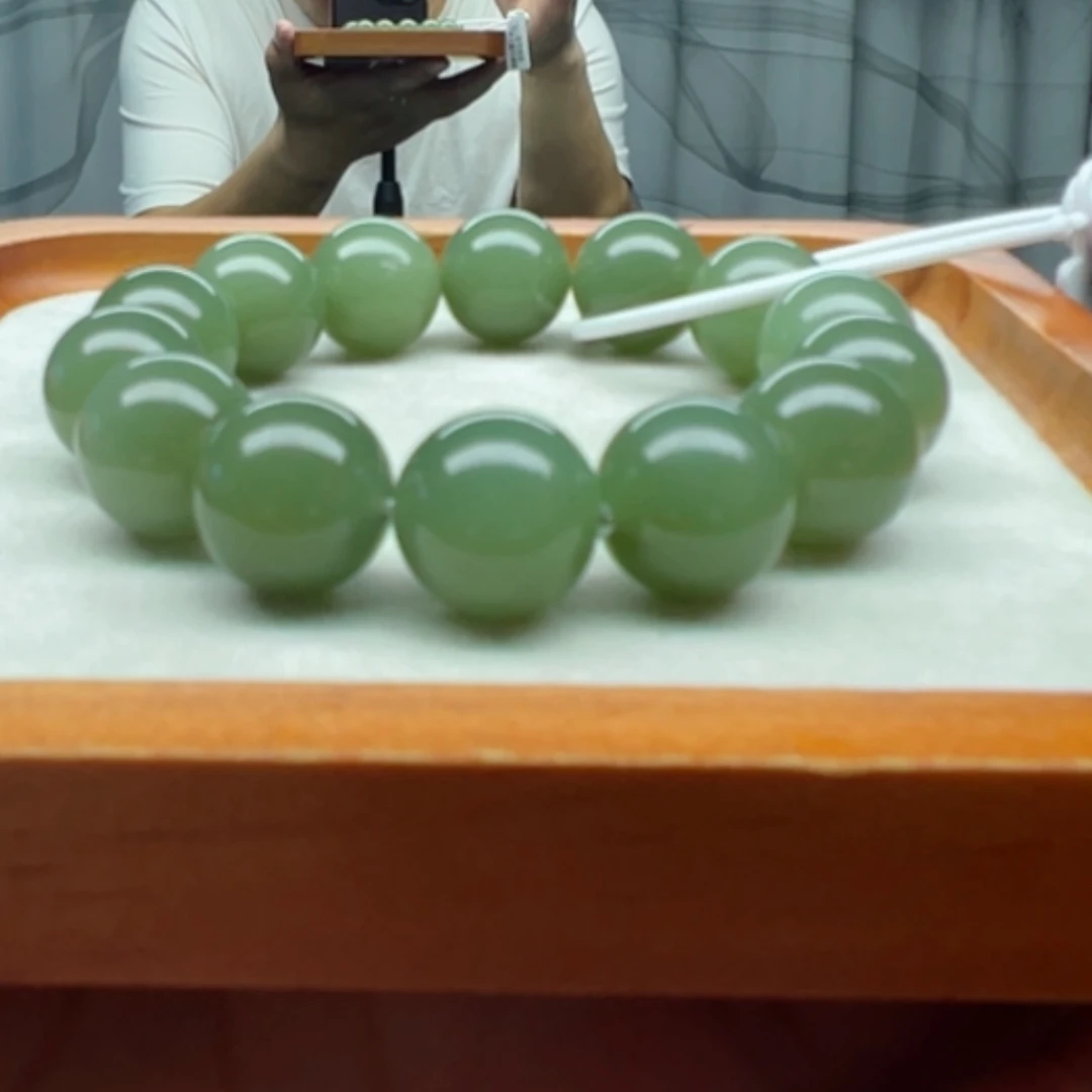 【闪购商品】未镶嵌手串和田玉和田玉纯天然湖水卡16
