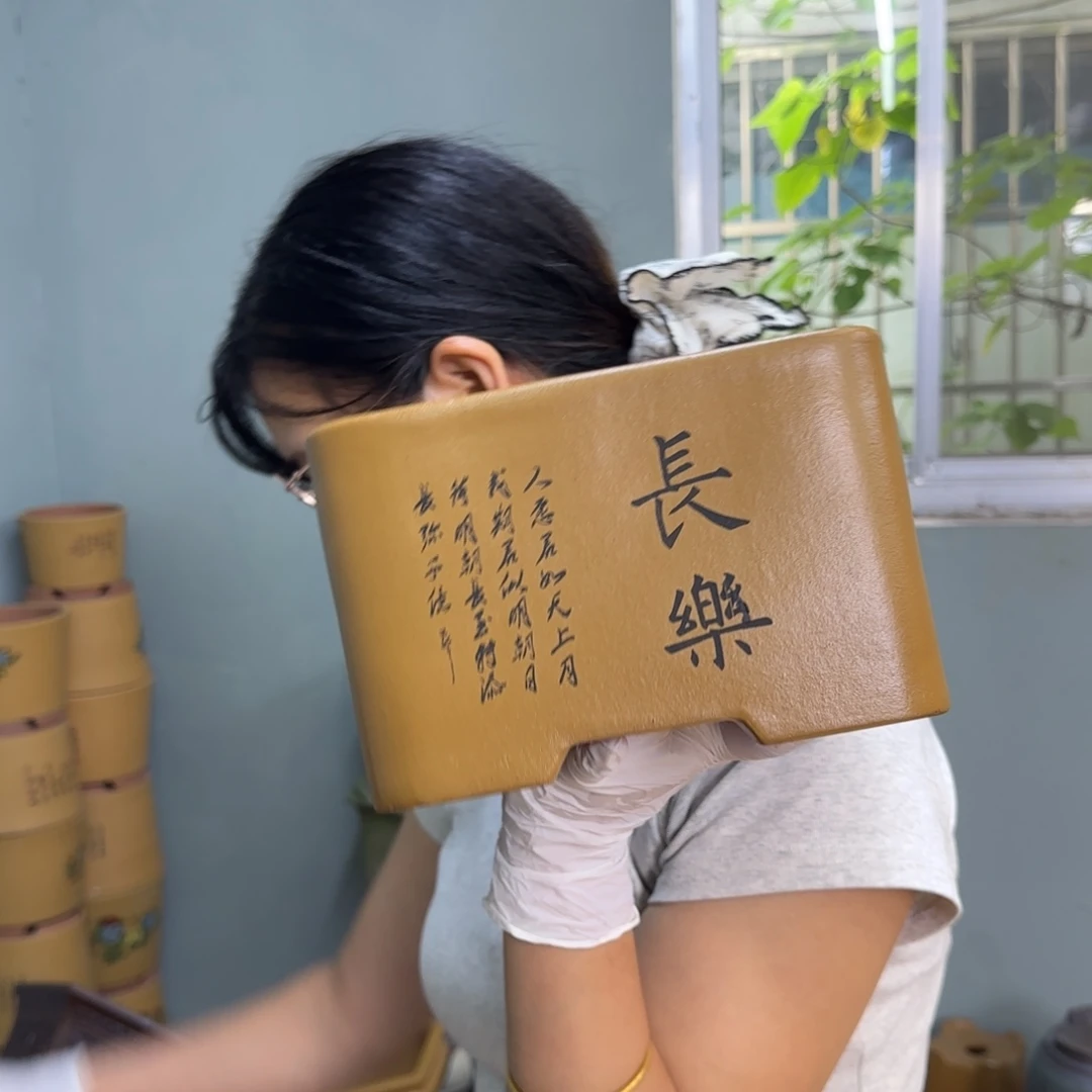 紫砂花盆紫砂口径20
