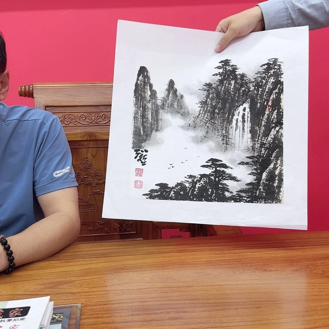 国画艺术家的作品