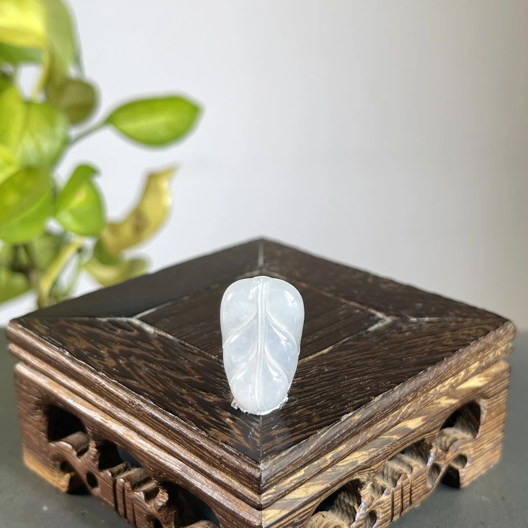 JCB01-21  天然缅甸A货翡翠  金枝玉叶