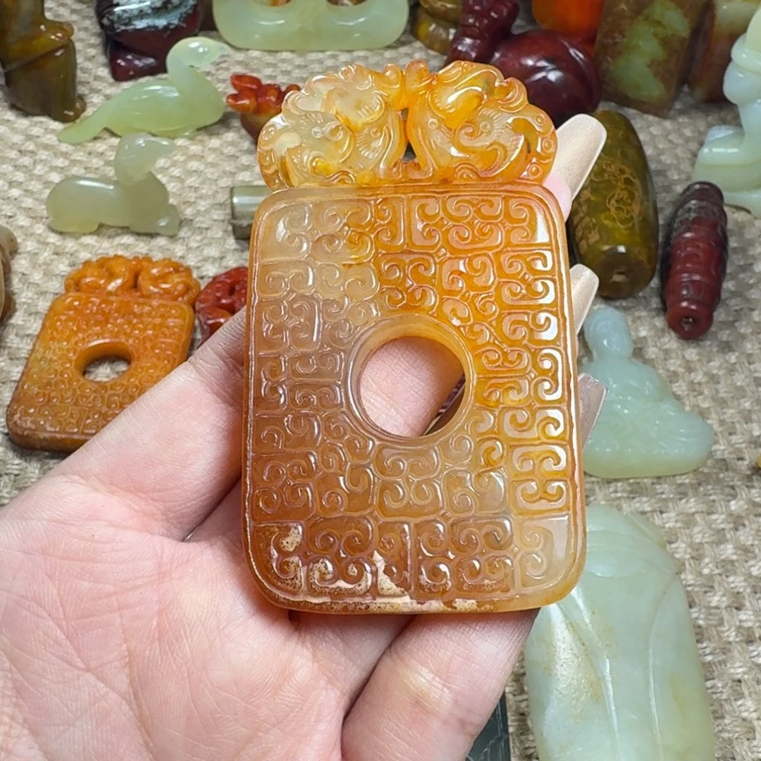 吊坠白玉菩提挂件