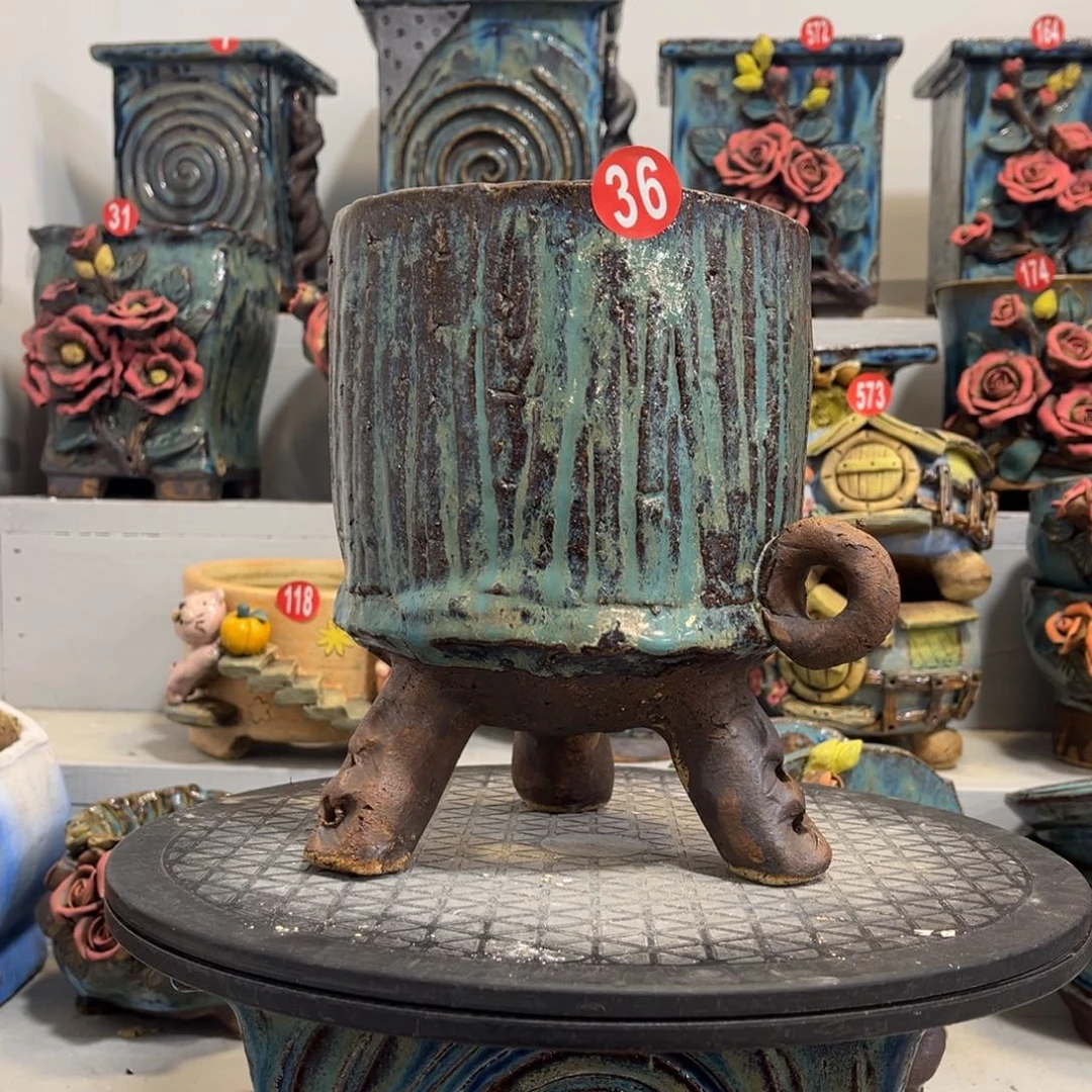 陶瓷36 号陶然花盆