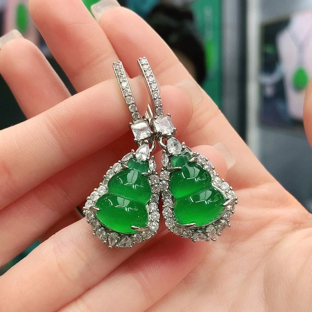 合金耳坠玛瑙/玉髓