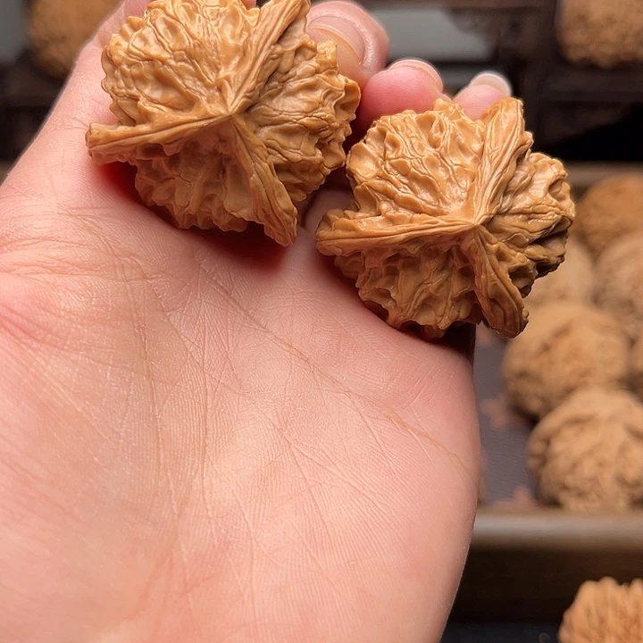 文玩核桃把件37盘山三棱福利对4031