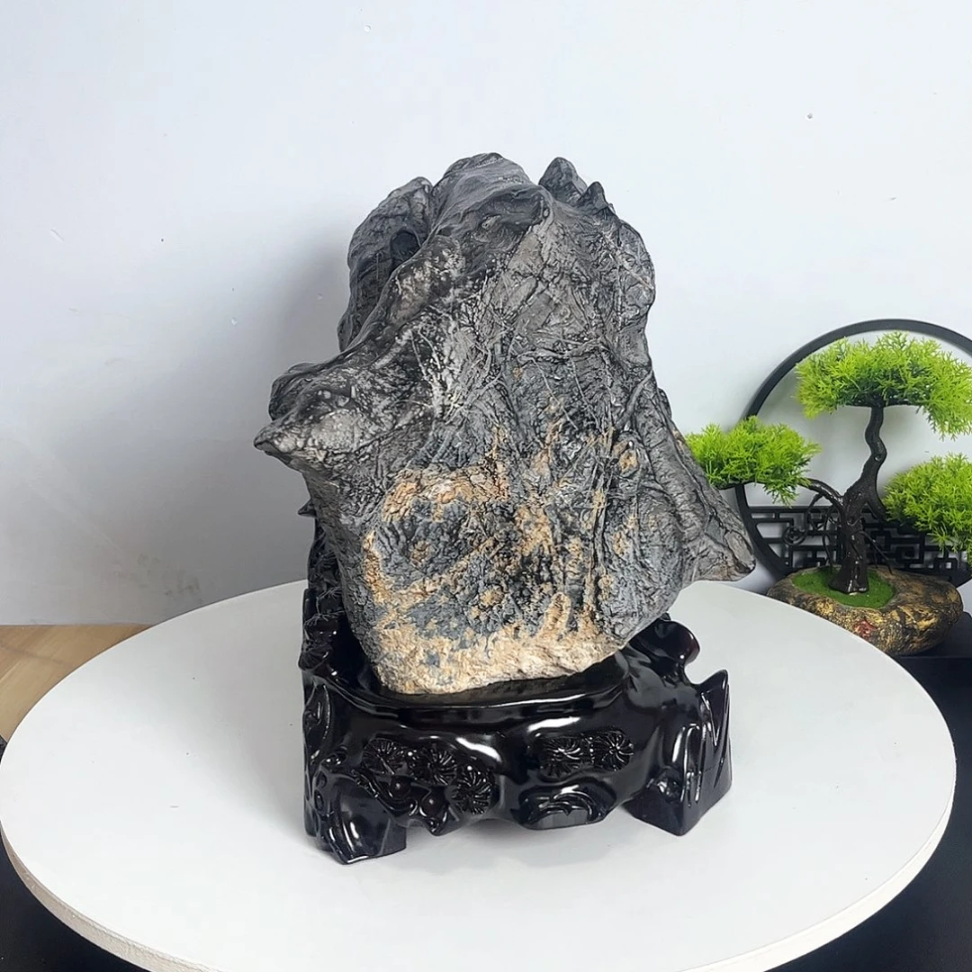 g***y有机玻璃灵璧奇石家居摆件