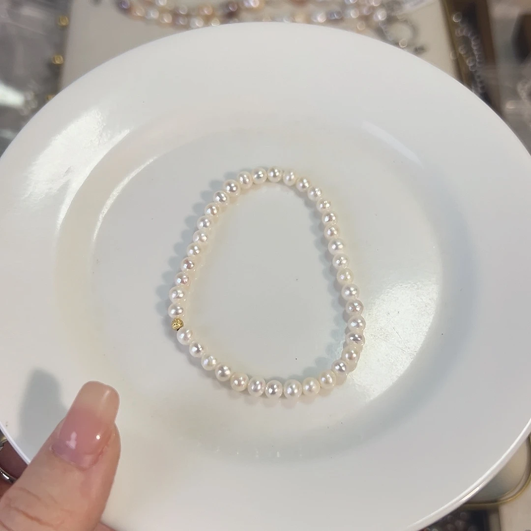 ****静合金淡水珍珠设计款珠宝首饰