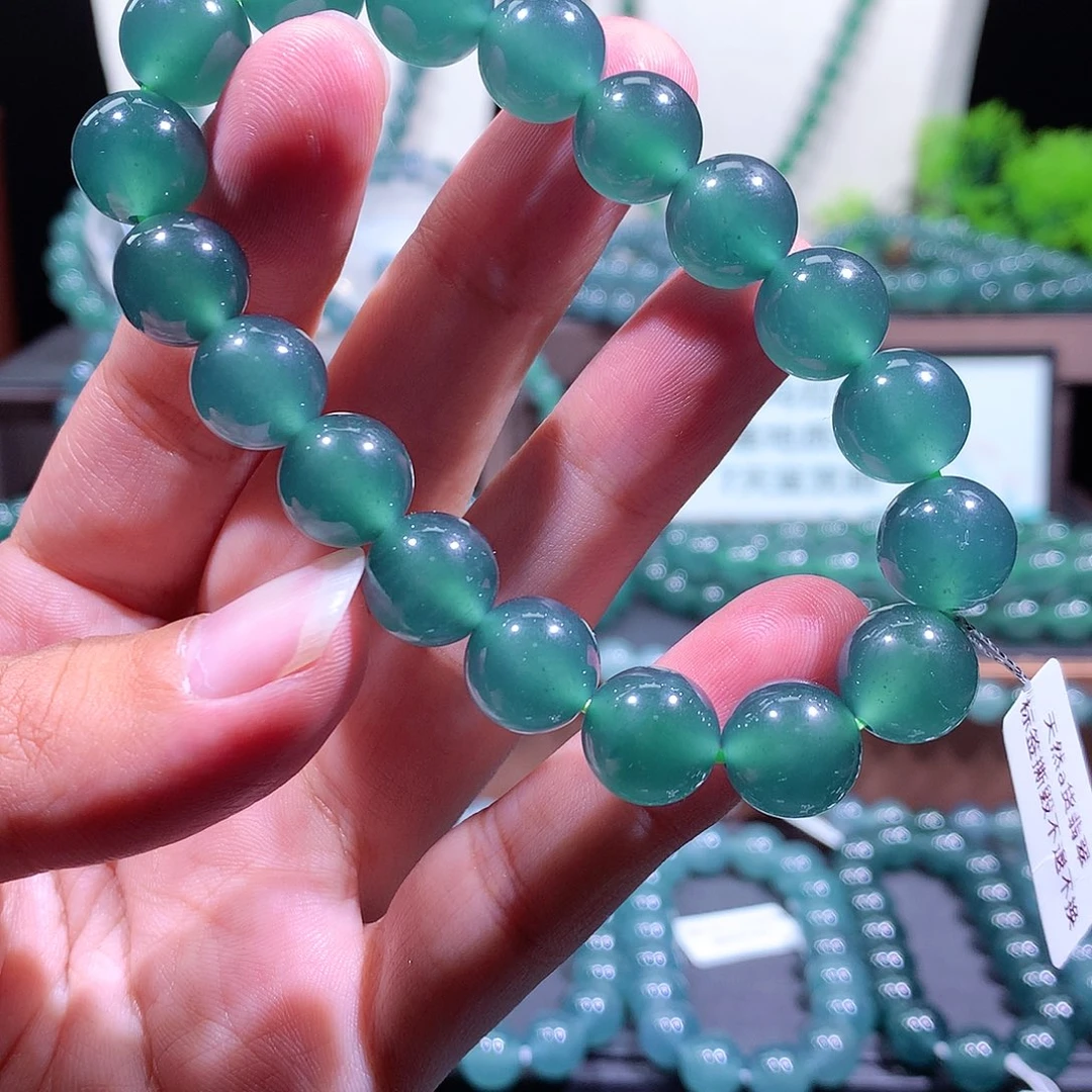 翡翠未镶嵌手链天然a货翡翠手串11.8