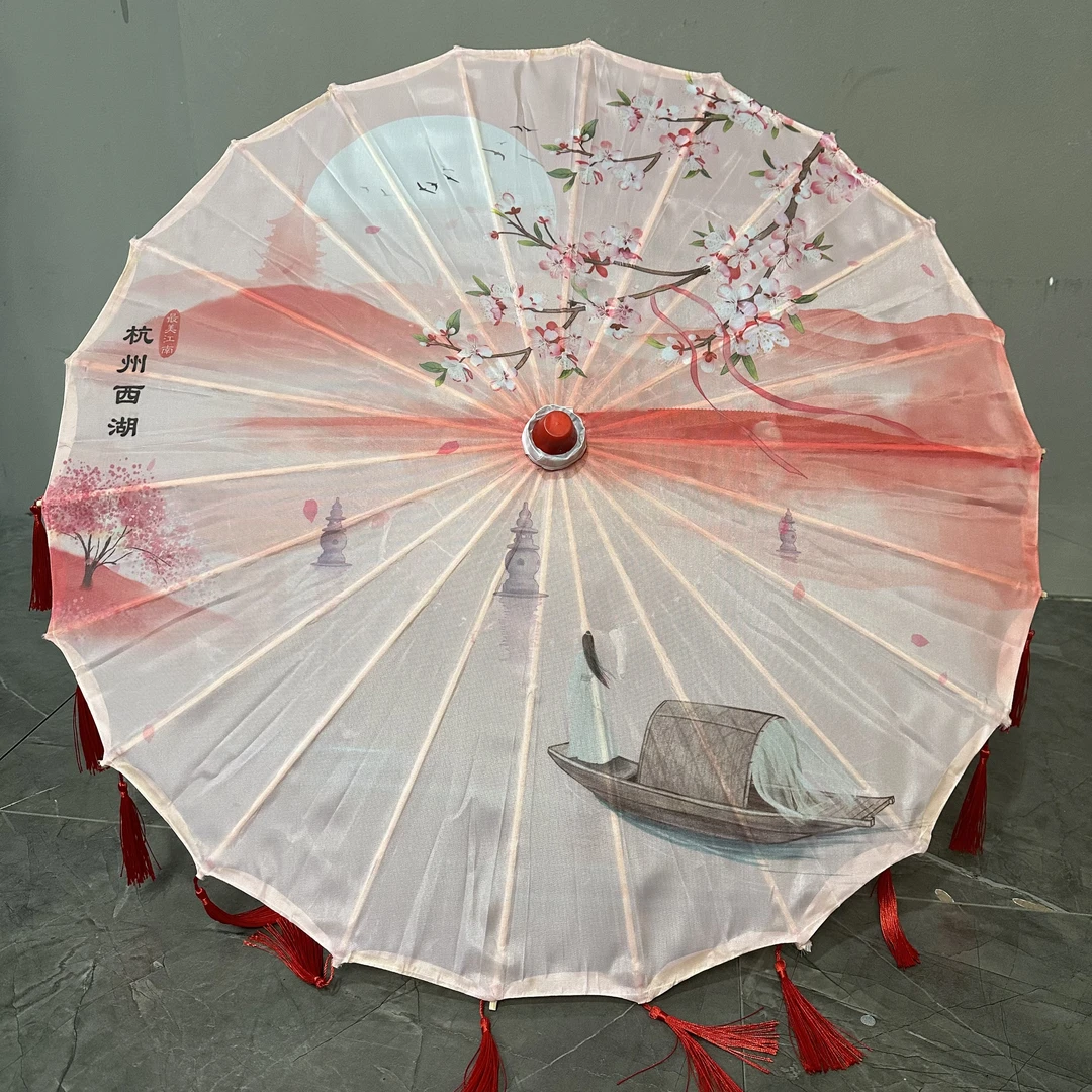 户外春夏ins新雨衣防雨国潮防水伞夏季古风中国风简约时尚印花