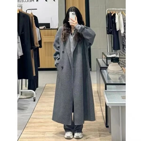401-600秋冬季单面呢子大衣女士外套（直播对应编码下单）