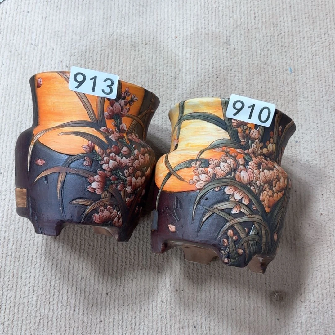 鱼****紫砂花盆陶瓷多肉花盆精品